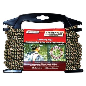 SecureLine 1/4 in. D X 50 ft. L Camouflage Diamond Braided Polypropylene Rope