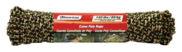 SecureLine 5/16 in. D X 75 ft. L Camouflage Diamond Braided Polypropylene Rope