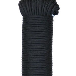 SecureLine 5/32 in. D X 100 ft. L Black Braided Nylon Paracord