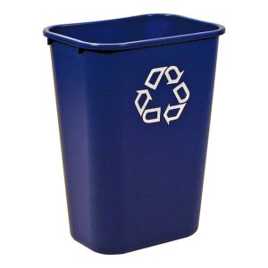 Rubbermaid 10.25 gal Blue Resin Recycling Bin