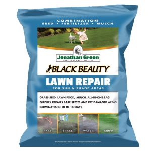 Jonathan Green Black Beauty All Grasses Sun or Shade Seed, Mulch & Fertilizer 4.5 lb