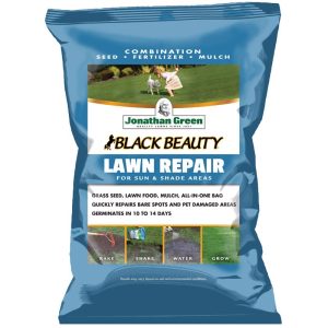 Jonathan Green Black Beauty All Grasses Sun or Shade Seed, Mulch & Fertilizer 13.5 lb
