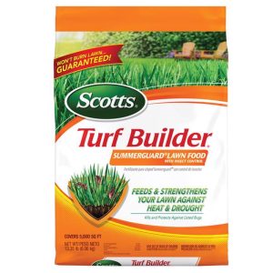 Scotts Turf Builder SummerGuard Insect and Grub Control Lawn Fertilizer For All Grasses 5000 sq ft