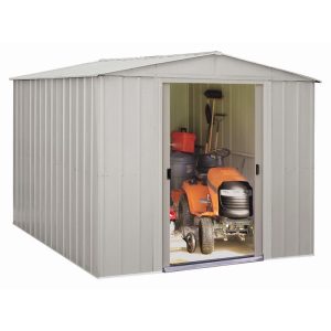 Arrow 10 ft. x 10 ft. Galvanized Steel Vertical Storage Shed
