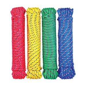 Wellington 1/2 in. D X 100 ft. L Assorted Diamond Braided Poly Rope