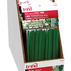 Bond 8 in. H Green Coated Wire Plant Support Twist Tie