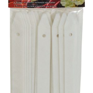 Bond 5 in. H X 4 in. W White Plastic Plant Label/Marker
