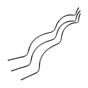 Bond 4 ft. H X 4 in. W Black Metal Garden Stakes
