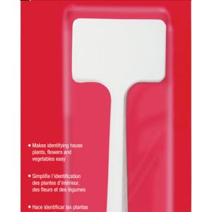 Bond 6 in. H X 2-1/8 in. W White Plastic Plant Label/Marker