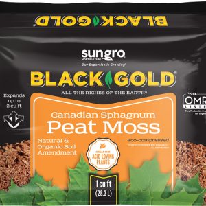 Black Gold Organic Canadian Sphagnum Peat Moss 1 cu ft