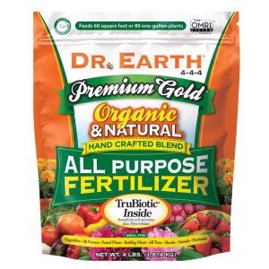 Dr. Earth Premium Gold All Purpose Organic Flowers/Fruits/Vegetables All Purpose Fertilizer 4 lb