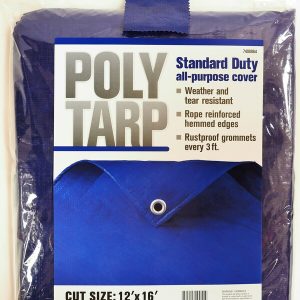 Projex 12 ft. W X 16 ft. L Light Duty Polyethylene Tarp Blue
