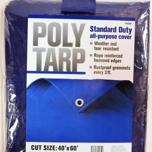 Projex 40 ft. W X 60 ft. L Light Duty Polyethylene Tarp Blue