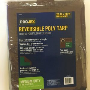 Projex 20 ft. W X 30 ft. L Light Duty Polyethylene Tarp Blue