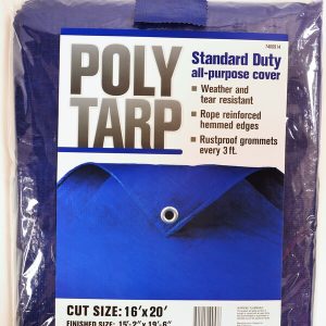Projex 16 ft. W X 20 ft. L Light Duty Polyethylene Tarp Blue