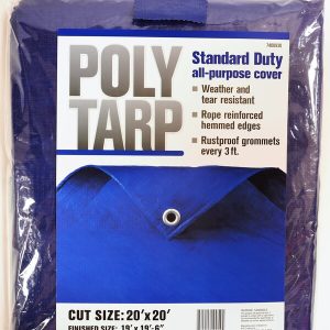 Projex 20 ft. W X 20 ft. L Light Duty Polyethylene Tarp Blue