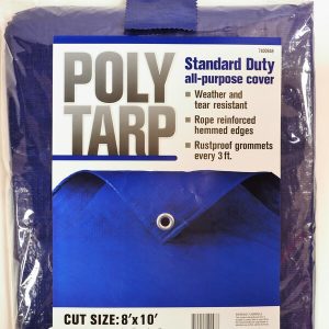 Projex 8 ft. W X 10 ft. L Light Duty Polyethylene Tarp Blue