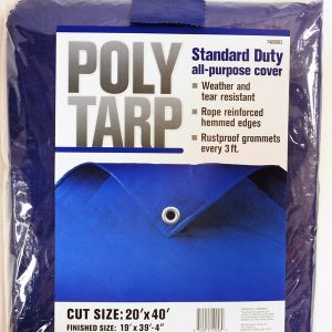 Projex 20 ft. W X 40 ft. L Light Duty Polyethylene Tarp Blue