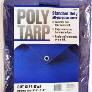 Projex 6 ft. W X 8 ft. L Light Duty Polyethylene Tarp Blue