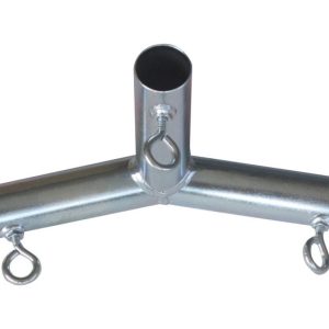 AHC 1 in. Round X 1 in. D Galvanized Carbon Steel 9-13/16 in. L Connector