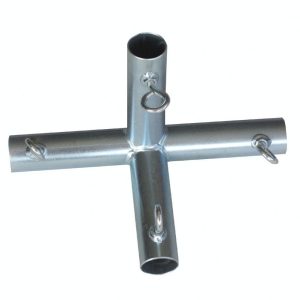 AHC 1 in. Round X 1 in. D Galvanized Carbon Steel 10 in. L Connector