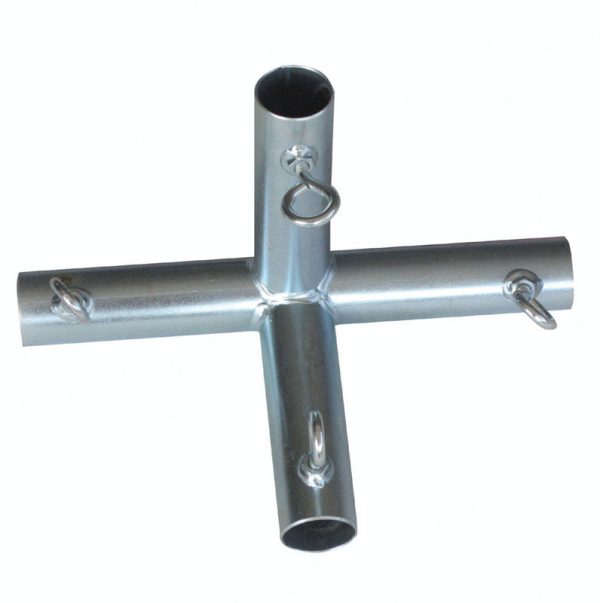AHC 1 in. Round X 1 in. D Galvanized Carbon Steel 10 in. L Connector