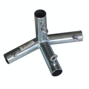 AHC 1 in. Round X 1 in. D Galvanized Carbon Steel 10 in. L Connector