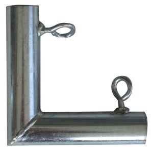 AHC 1 in. Round X 1 in. D Galvanized Carbon Steel 5-1/2 in. L Connector