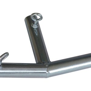 AHC 3/4 in. Round X 3/4 in. D Galvanized Carbon Steel 9-13/16 in. L Connector