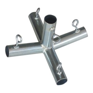 AHC 1 in. Round X 1 in. D Galvanized Carbon Steel 10 in. L Connector