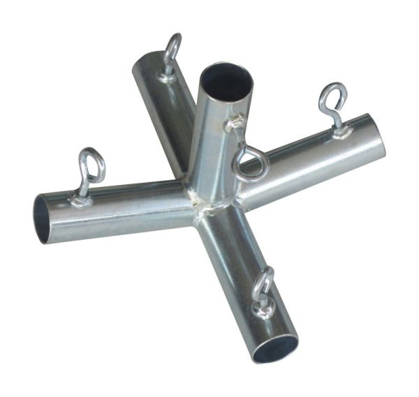 AHC 1 in. Round X 1 in. D Galvanized Carbon Steel 10 in. L Connector