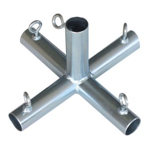 AHC 1 in. Round X 1 in. D Galvanized Carbon Steel 10 in. L Connector