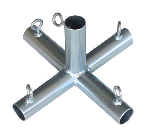 AHC 1 in. Round X 1 in. D Galvanized Carbon Steel 10 in. L Connector