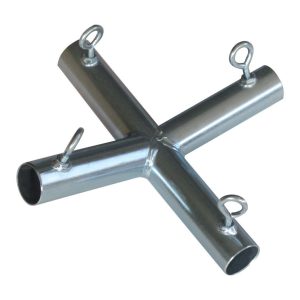 AHC 1 in. Round X 1 in. D Galvanized Carbon Steel 10 in. L Connector