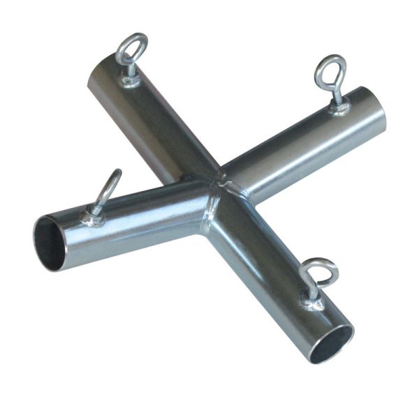 AHC 1 in. Round X 1 in. D Galvanized Carbon Steel 10 in. L Connector