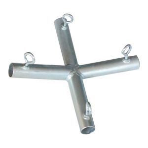 AHC 3/4 in. Round X 3/4 in. D Galvanized Carbon Steel 10 in. L Connector