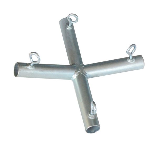 AHC 3/4 in. Round X 3/4 in. D Galvanized Carbon Steel 10 in. L Connector
