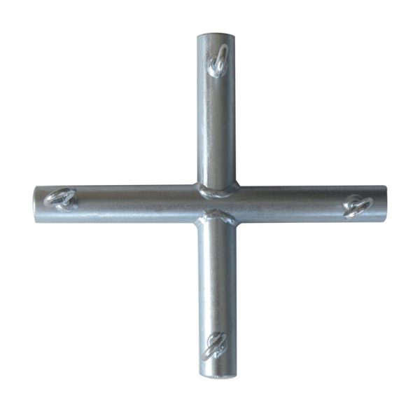 AHC 3/4 in. Round X 3/4 in. D Galvanized Carbon Steel 10 in. L Connector