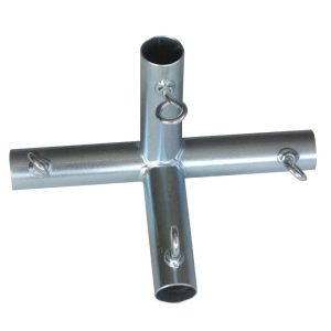 AHC 1 in. Round X 1 in. D Galvanized Carbon Steel 10 in. L Connector