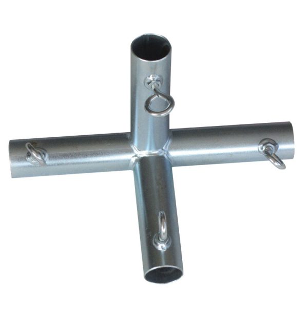 AHC 1 in. Round X 1 in. D Galvanized Carbon Steel 10 in. L Connector
