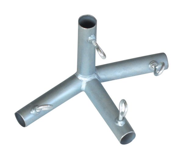 AHC 3/4 in. Round X 3/4 in. D Galvanized Carbon Steel 10 in. L Connector