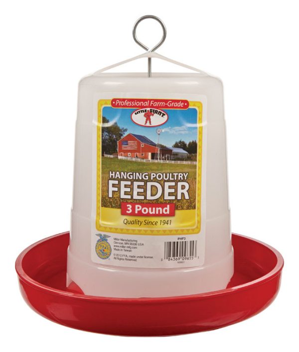 Little Giant 3 lb Hanging Feeder For Poultry