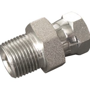 Apache Steel 3/8 in. D X 1/4 in. D Hydraulic Adapter 1 pk
