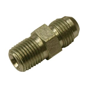 Apache Steel 1/2 in. D X 1/2 in. D Hydraulic Adapter 1 pk