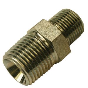 Apache Steel 1/2 in. D X 3/8 in. D Hydraulic Adapter 1 pk