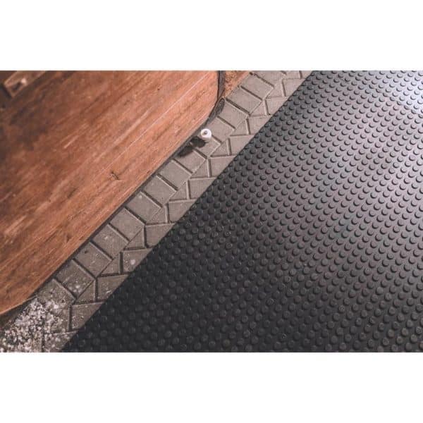Flexgard 72 in. L X 48 in. W Black Anti Fatigue Rubber Anti Fatigue Mat
