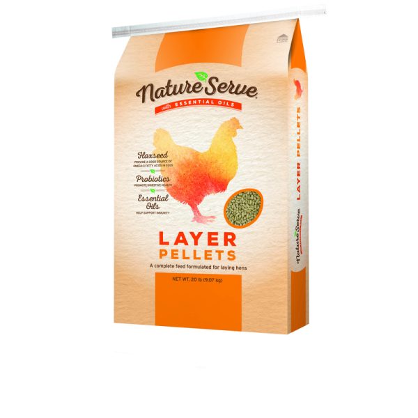 NatureServe Layer Feed Pellets For Poultry 20 lb