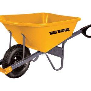True Temper Poly Residential Wheelbarrow 6 cu ft
