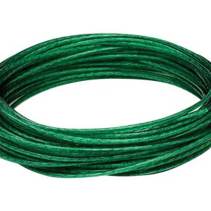 SecureLine 5/32 in. D X 50 ft. L Green Cabled Wire Plastic Clothesline Wire