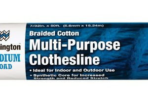 Wellington 7/32 in. D X 50 ft. L White Braided Cotton Clothesline Rope